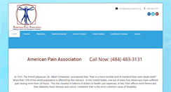 Desktop Screenshot of painassociation.org